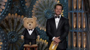 Ted and Mark Wahlberg present at the Oscars