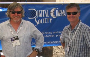 James Mathers, (left), president, Digital Cinema Society and  Simon Sommerfeld, president, Northern California Chapter, DCS. 