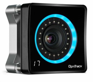 OptiTrack's Prime 17W motion capture camera.
