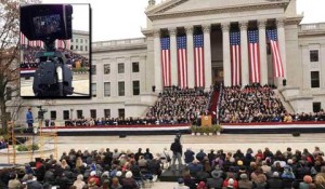 The JVC GY-HM790 ProHD cameras have being used on location for the inauguration of West Virginia Gov. Earl Ray Tomblin