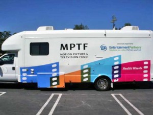 The MPTF's Health Wheels trailer. 