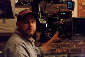 Director Kevin Goetz on the set of "Crafty Reflections."