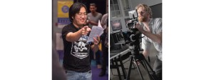 LR-Freddie Wong on the set of Video Game High School, VGHS DP Jon Salmon-email