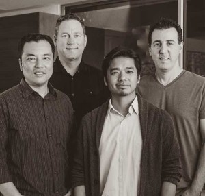 From left: Danny Yoon, Mike Pryor, Duy Nguyen, (Mr. Wolf), and Jason Forest, (Bully Pictures).