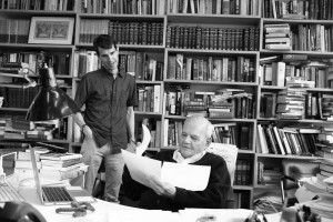 Hugh Eakin (left) and Roberts Silvers (Photo by Brigitte Lacombe/Courtesy of HBO).