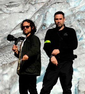 Director of photography Rob Hardy (left) and director Alex Garland. 