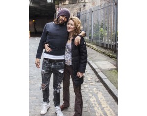LR-Russell Brand (left) and Ondi Timoner-email
