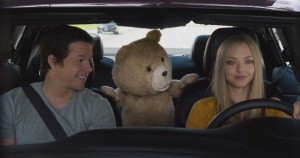 John (MARK WAHLBERG), Ted (SETH MACFARLANE) and Samantha (AMANDA SEYFRIED) hit the road in Ted 2, Universal Pictures and Media Rights Capital’s follow-up to the highest-grossing original R-rated comedy of all time. MacFarlane returns as writer, director and voice star of the film.