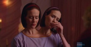 Sarah Paulson as Dot and Bette Tattler in American Horror Story