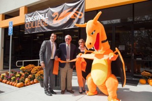 From left: Mayor Sam Liccardo, Charles Cook, Deborah Snyder and Cogswell The Dragon