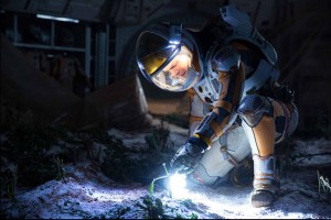 Matt Damon portrays an astronaut who draws upon his ingenuity to subsist on a hostile planet.