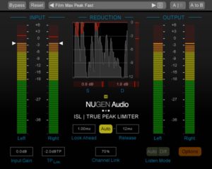 NUGEN Audio ISL 2 True-Peak Limiter