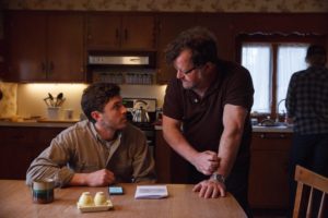 Casey Affleck and Kenneth Lonergan on the set of Manchester by the Sea Photo credit: Claire Folger, Courtesy of Amazon Studios and Roadside Attractions 