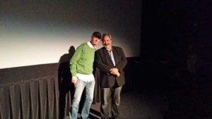 Erik Poppe (L) at the Below The Line screening of The King's Choice
