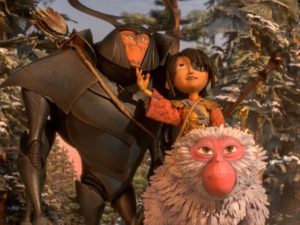 Matthew McConaughey, Charlize Theron, and Art Parkinson in Kubo and the Two Strings (2016)