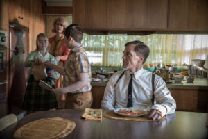 (From L-R) Madison Ferguson, Lauren Lee Smith, Jayden Greig, and Michael Shannon in the film THE SHAPE OF WATER. Photo by Kerry Hayes. © 2017 Twentieth Century Fox Film Corporation All Rights Reserved