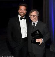 (Left to Right) Bradley Cooper and Steven Speilberg at the CAS Awards