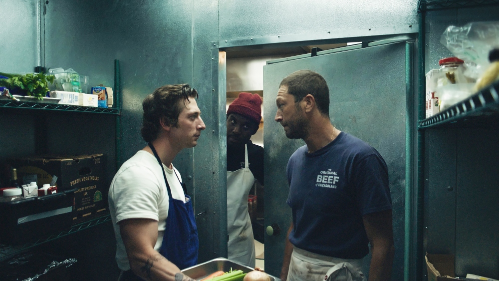 Jeremy Allen White and Ebon Moss-Bachrach in The Bear